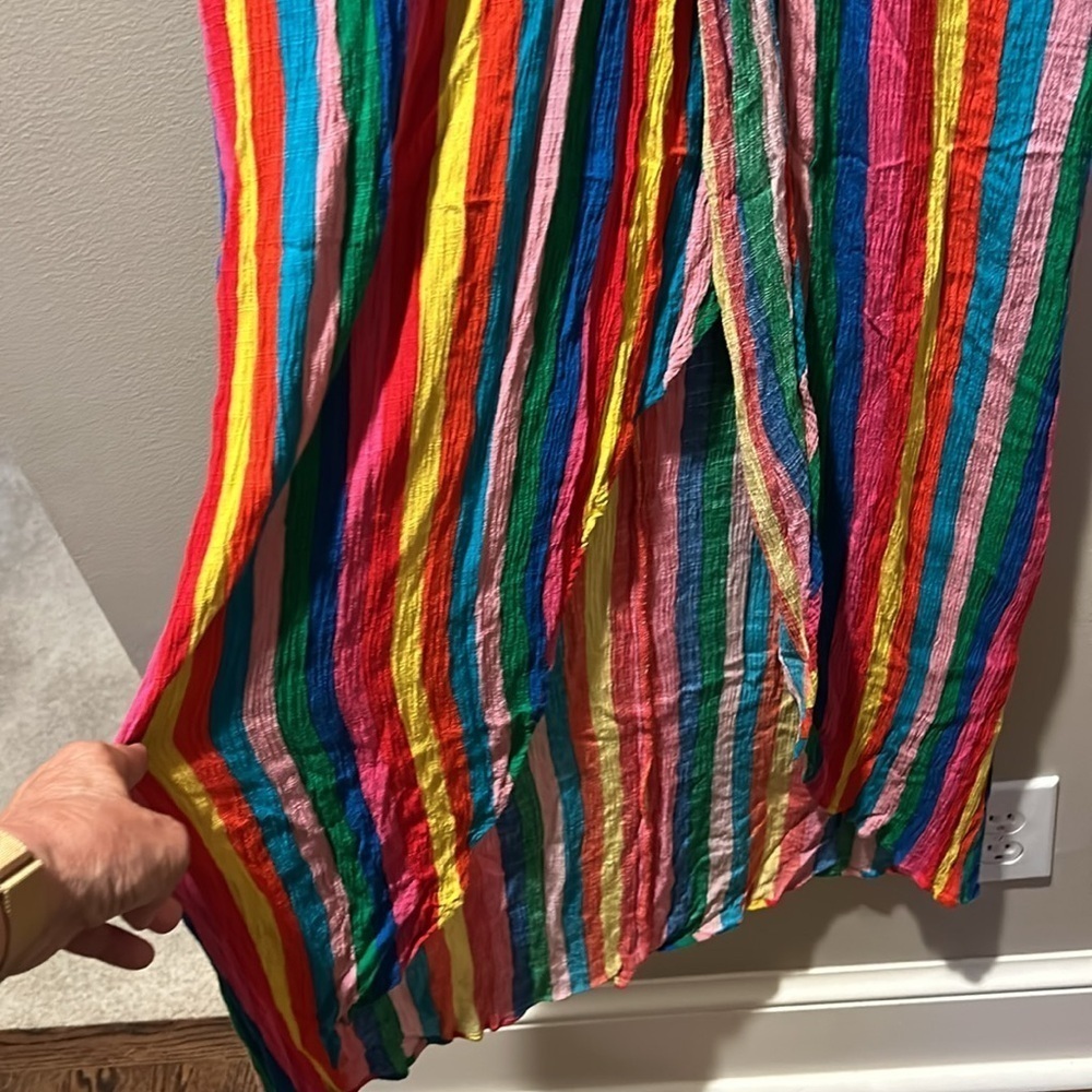 Show Me Your Mumu Get Twisted Striped Maxi Dress Size Small - Picture 3 of 9